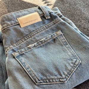 Current/Elliott Faded Blue Denim Jeans